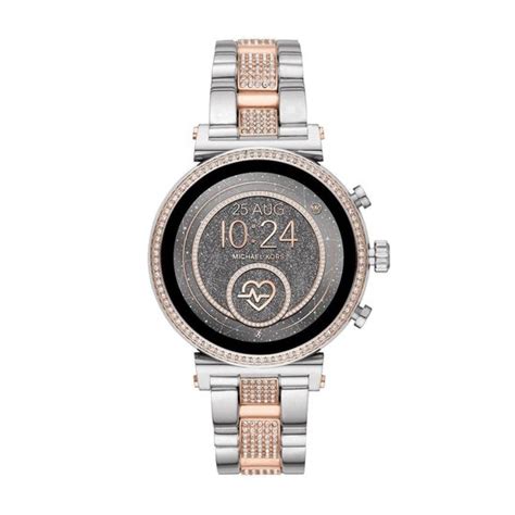 michael kors horloge dames zilver|michael kors horloge smartwatch.